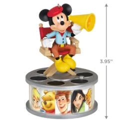 Hallmark Disney 100 Years Of Wonder Director Mickey Mouse Ornament With Light And Sound 8 Hallmark Disney 100 Years Of Wonder Director Mickey Mouse Ornament With Light And Sound -Hallmark Mickey in Director Chair Keepsake Ornament 2999QXD6727 03