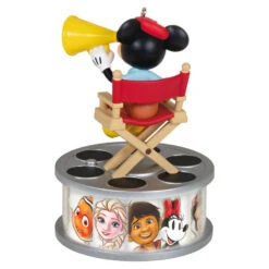 Hallmark Disney 100 Years Of Wonder Director Mickey Mouse Ornament With Light And Sound 11 Hallmark Disney 100 Years Of Wonder Director Mickey Mouse Ornament With Light And Sound -Hallmark Mickey in Director Chair Keepsake Ornament 2999QXD6727 06