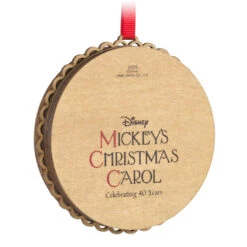 Hallmark Disney Mickey's Christmas Carol 40th Anniversary Papercraft Ornament -Hallmark Mickeys Christmas Carol Characters Keepsake Ornament 1999QXD6669 06