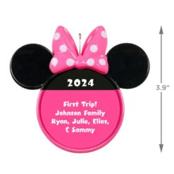 Hallmark Disney Minnie Mouse Ears Silhouette Text Personalized Ornament 6 Hallmark Disney Minnie Mouse Ears Silhouette Text Personalized Ornament -Hallmark Minnie Mouse Ears Shape Text Personalized Ornament 2499QHE1963B1 03