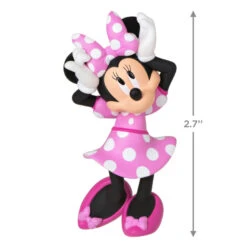 Hallmark Disney Minnie Mouse Polka-Dot Perfect Ornament -Hallmark Minnie Mouse PolkaDot Dress Keepsake Ornament 1699QXD6539 03