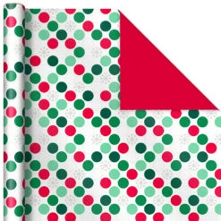 Hallmark Mod Holiday 3-Pack Reversible Wrapping Paper Assortment, 120 Sq. Ft. -Hallmark Mod Holiday Assorted Reversible Wrapping Paper 5JXW1072 04