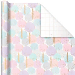 Hallmark Modern Muted 3-Pack Wrapping Paper, 55 Sq. Ft. Total -Hallmark Modern Muted 3Pack Wrapping Paper Rolls 5EWR6369 05