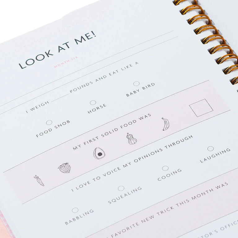 Hallmark My First Year Baby Book For Girl 7 Hallmark My First Year Baby Book For Girl - Image 7