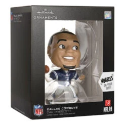 NFL Dallas Cowboys Dak Prescott Bouncing Buddy Hallmark Ornament -Hallmark NFL Dallas Cowboys Dak Prescott Bouncing Buddy Christmas Ornament 1OSL1563 04