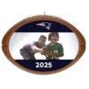 Hallmark NFL Football New England Patriots Text And Photo Personalized Ornament