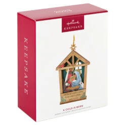 Hallmark A Child Is Born Nativity Papercraft Ornament -Hallmark Nativity Scene Wood and Paper Keepsake Ornament 1999QGO2759 04