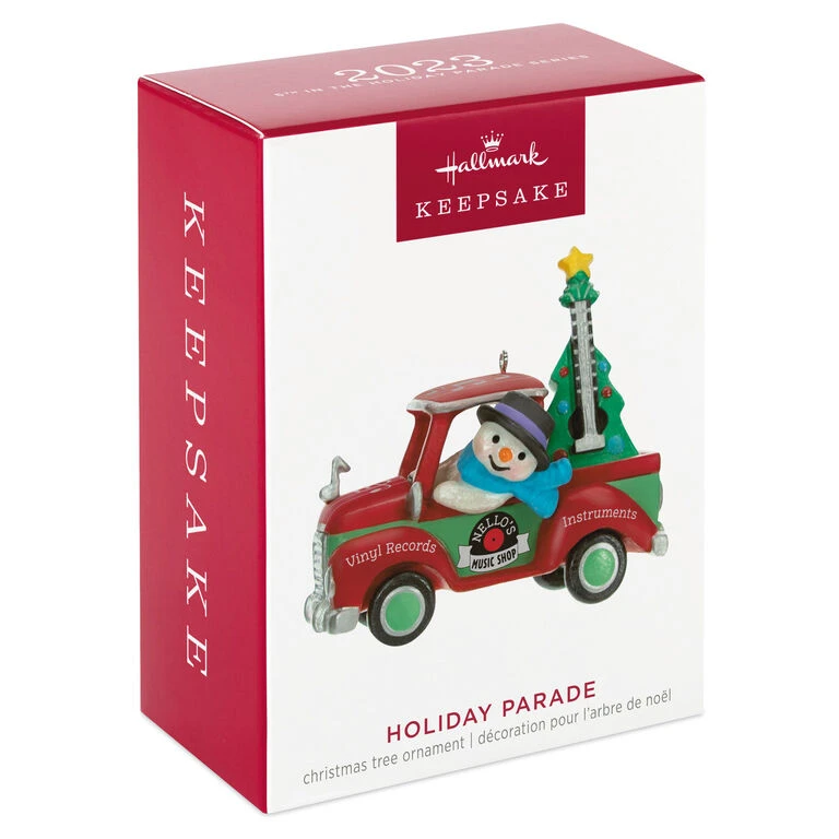 Hallmark Holiday Parade Nello's Music Shop Truck 2023 Ornament 4 Hallmark Holiday Parade Nello's Music Shop Truck 2023 Ornament - Image 4