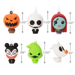 Mini Disney Tim Burton's The Nightmare Before Christmas Shatterproof Hallmark Ornaments, Set Of 6 7 Mini Disney Tim Burton's The Nightmare Before Christmas Shatterproof Hallmark Ornaments, Set Of 6 -Hallmark Nightmare Before Christmas Christmas Ornaments 3HCM2372 03