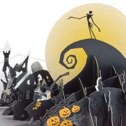 Hallmark Disney Tim Burton's The Nightmare Before Christmas Happy Nightmares 3D Pop-Up Card 12 Hallmark Disney Tim Burton's The Nightmare Before Christmas Happy Nightmares 3D Pop-Up Card -Hallmark Nightmare Before Christmas Jack Skellington 3D PopUp Card 1499LAD2846 03
