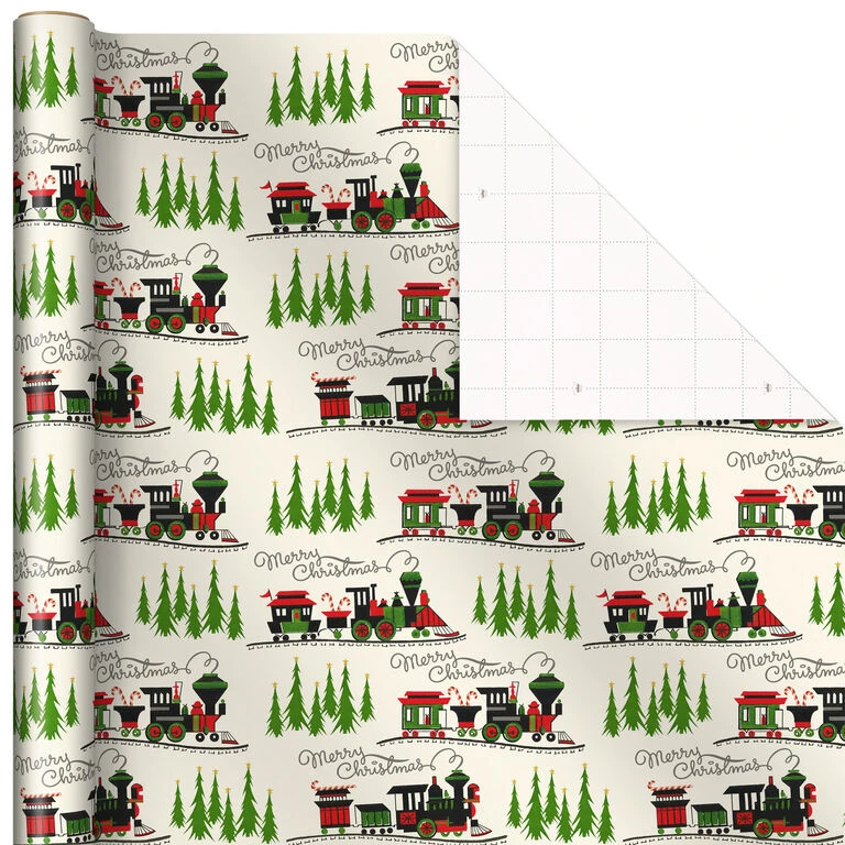 Hallmark Old-Fashioned Christmas 3-Pack Wrapping Paper, 120 Sq. Ft. 7 Hallmark Old-Fashioned Christmas 3-Pack Wrapping Paper, 120 Sq. Ft. - Image 7
