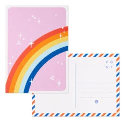 Hallmark Keep It Sunny Postcards, Book Of 10 13 Hallmark Keep It Sunny Postcards, Book Of 10 -Hallmark Orange and Blue Keep It Sunny Postcards 1SOM3857 04