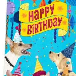 Hallmark 16" Party Cats And Dogs Jumbo Birthday Card From All 11 Hallmark 16" Party Cats And Dogs Jumbo Birthday Card From All -Hallmark Party Cats Dogs Birthday Card From Us 1299CBG3004 04