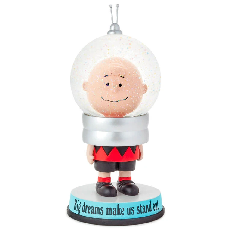 Hallmark Peanuts® Charlie Brown Big Dreams Snow Globe 3 Hallmark Peanuts® Charlie Brown Big Dreams Snow Globe - Image 3