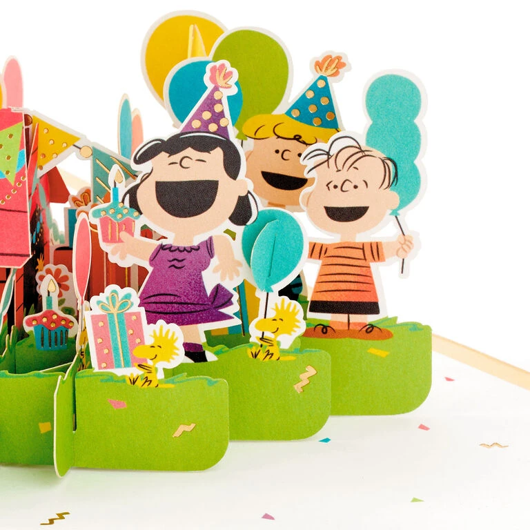 Hallmark Peanuts® Gang Celebrating You 3D Pop-Up Birthday Card 5 Hallmark Peanuts® Gang Celebrating You 3D Pop-Up Birthday Card - Image 5