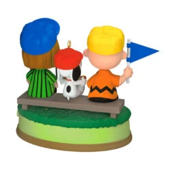 Hallmark The Peanuts® Gang Batter Up! Musical Ornament 11 Hallmark The Peanuts® Gang Batter Up! Musical Ornament -Hallmark Peanuts Gang Watching Baseball Keepsake Ornament 3299QXI7059 06