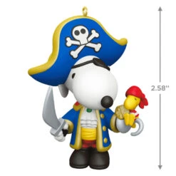 Hallmark Peanuts® Spotlight On Snoopy Pirate Snoopy Ornament 8 Hallmark Peanuts® Spotlight On Snoopy Pirate Snoopy Ornament -Hallmark Peanuts Pirate Snoopy Keepsake Ornament 1699QXR8229 03