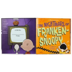 Hallmark Peanuts® The Nightmare Of Franken-Snoopy Book 7 Hallmark Peanuts® The Nightmare Of Franken-Snoopy Book -Hallmark Peanuts Snoopy FrankenSnoopy Book With PopUp Ending 1HGN1524 03