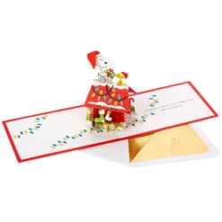 Hallmark Peanuts® Snoopy Joy To The World 3D Pop-Up Christmas Card 11 Hallmark Peanuts® Snoopy Joy To The World 3D Pop-Up Christmas Card -Hallmark Peanuts Snoopy and Woodstock 3D PopUp Christmas Card 1499IXC8994 03
