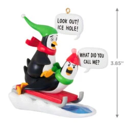 Hallmark What Did You Call Me? Ornament 8 Hallmark What Did You Call Me? Ornament -Hallmark Penguins Sledding Keepsake Ornament 2099QGO2867 03