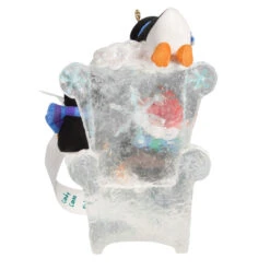 Hallmark Long Letter To Santa Penguin Ornament -Hallmark Penguins in Ice Chair Keepsake Ornament 1899QGO2959 06