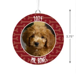 Hallmark Pet Personalized Text And Photo Ceramic Ornament 5 Hallmark Pet Personalized Text And Photo Ceramic Ornament -Hallmark Pet Personalized Round Ceramic Ornament 1999QHE1711B20 03