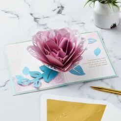 Hallmark The Special Place You Will Always Hold In My Heart Love Card 15 Hallmark The Special Place You Will Always Hold In My Heart Love Card -Hallmark Pink Lotus Flower 3D PopUp Love Card for Her 1299LAD2887 07