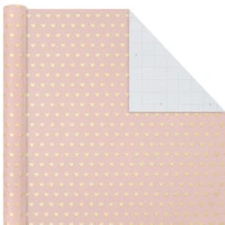 Hallmark Pink And Gray 3-Pack Wrapping Paper, 85 Sq. Ft. Total 11 Hallmark Pink And Gray 3-Pack Wrapping Paper, 85 Sq. Ft. Total -Hallmark Pink and Gray 2 Standard 1 Foil 3Pack Gift Wrap 5EWR6421 04