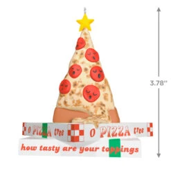 Hallmark O Pizza Tree Ornament 8 Hallmark O Pizza Tree Ornament -Hallmark Pizza Christmas Tree on Boxes Keepsake Ornament 1799QGO2857 03