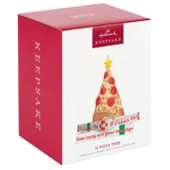 Hallmark O Pizza Tree Ornament 9 Hallmark O Pizza Tree Ornament -Hallmark Pizza Christmas Tree on Boxes Keepsake Ornament 1799QGO2857 04