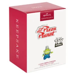 Hallmark Disney/Pixar Toy Story I Have Been Chosen Ornament With Sound And Motion -Hallmark Pizza Planet Alien Claw Game Keepsake Ornament 2199QXD6699 04