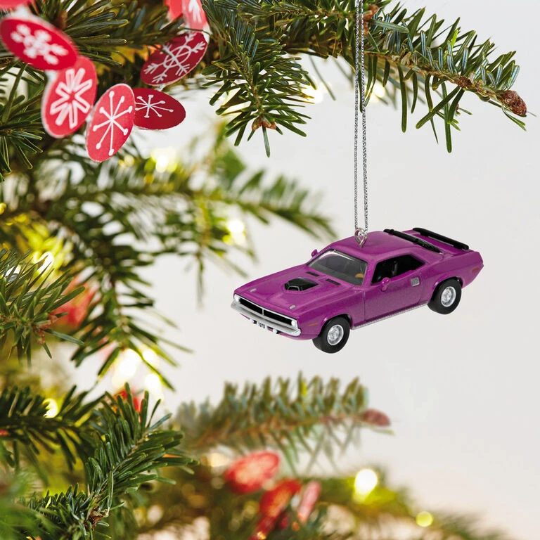 Hallmark Mini Lil' Classic Cars 1970 Plymouth Hemi® 'Cuda 2023 Metal Ornament, 0.58" 2 Hallmark Mini Lil' Classic Cars 1970 Plymouth Hemi® 'Cuda 2023 Metal Ornament, 0.58" - Image 2