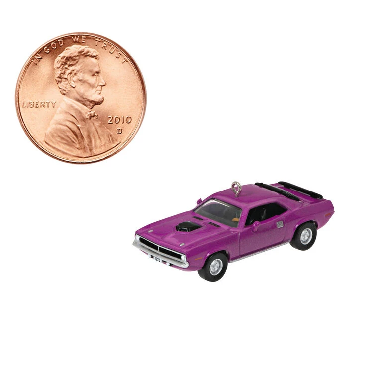 Hallmark Mini Lil' Classic Cars 1970 Plymouth Hemi® 'Cuda 2023 Metal Ornament, 0.58" 7 Hallmark Mini Lil' Classic Cars 1970 Plymouth Hemi® 'Cuda 2023 Metal Ornament, 0.58" - Image 7