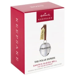Hallmark The Polar Express™ Santa's Sleigh Bell 2023 Metal Ornament 9 Hallmark The Polar Express™ Santa's Sleigh Bell 2023 Metal Ornament -Hallmark Polar Express Sleigh Bell Keepsake Ornament 1799QXI6069 04