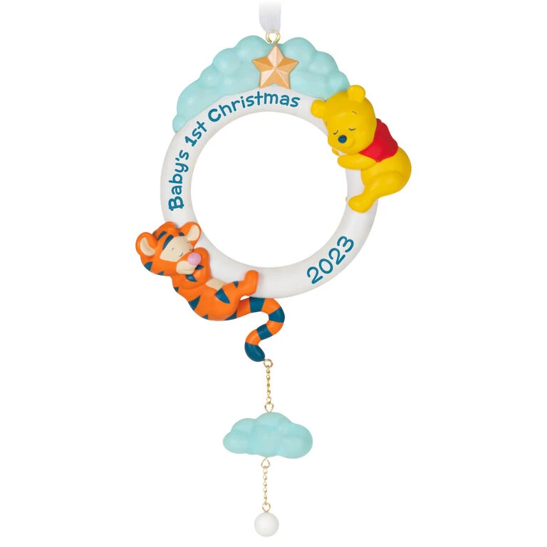 Hallmark Disney Winnie The Pooh Baby's First Christmas 2023 Ornament 1 Hallmark Disney Winnie The Pooh Baby's First Christmas 2023 Ornament