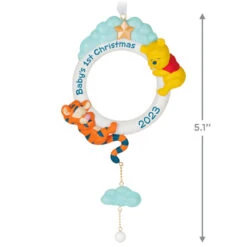 Hallmark Disney Winnie The Pooh Baby's First Christmas 2023 Ornament 8 Hallmark Disney Winnie The Pooh Baby's First Christmas 2023 Ornament -Hallmark Pooh and Tigger Babys 1st Christmas Keepsake Ornament 1999QXD6577 03