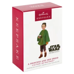 Hallmark Star Wars: Obi-Wan Kenobi™ A Princess And Her Droid Ornament -Hallmark Princess Leia Girl and Droid Lola Keepsake Ornament 2199QXE3297 04