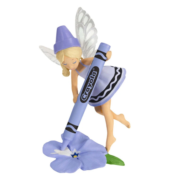 Hallmark Crayola® Periwinkle Fairy Ornament 1 Hallmark Crayola® Periwinkle Fairy Ornament