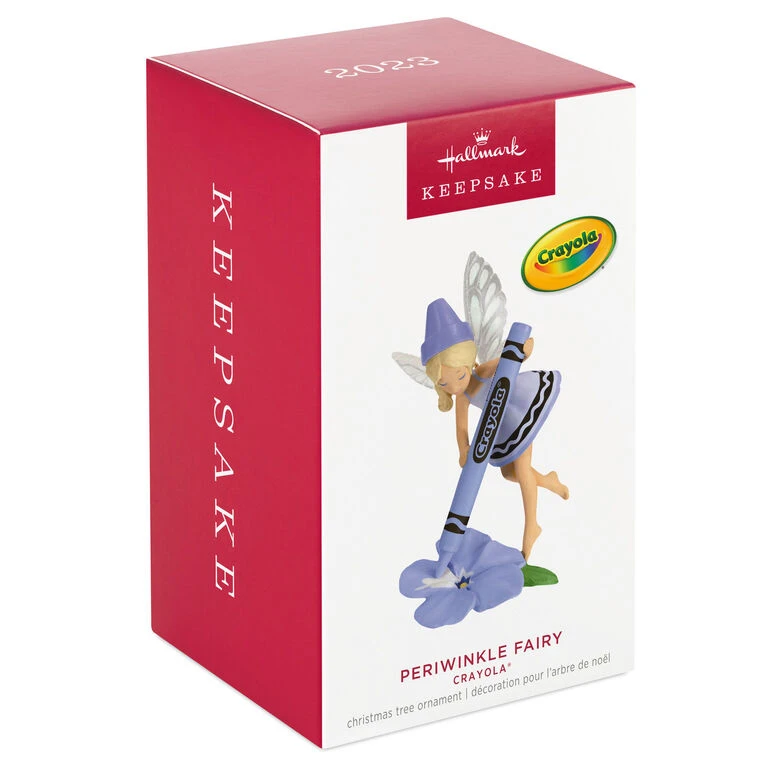 Hallmark Crayola® Periwinkle Fairy Ornament 4 Hallmark Crayola® Periwinkle Fairy Ornament - Image 4