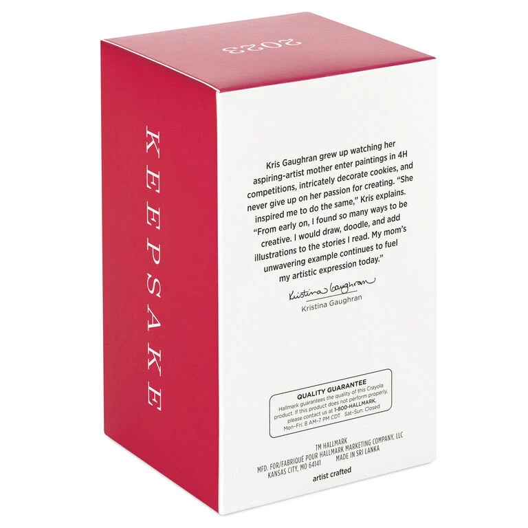 Hallmark Crayola® Periwinkle Fairy Ornament 5 Hallmark Crayola® Periwinkle Fairy Ornament - Image 5