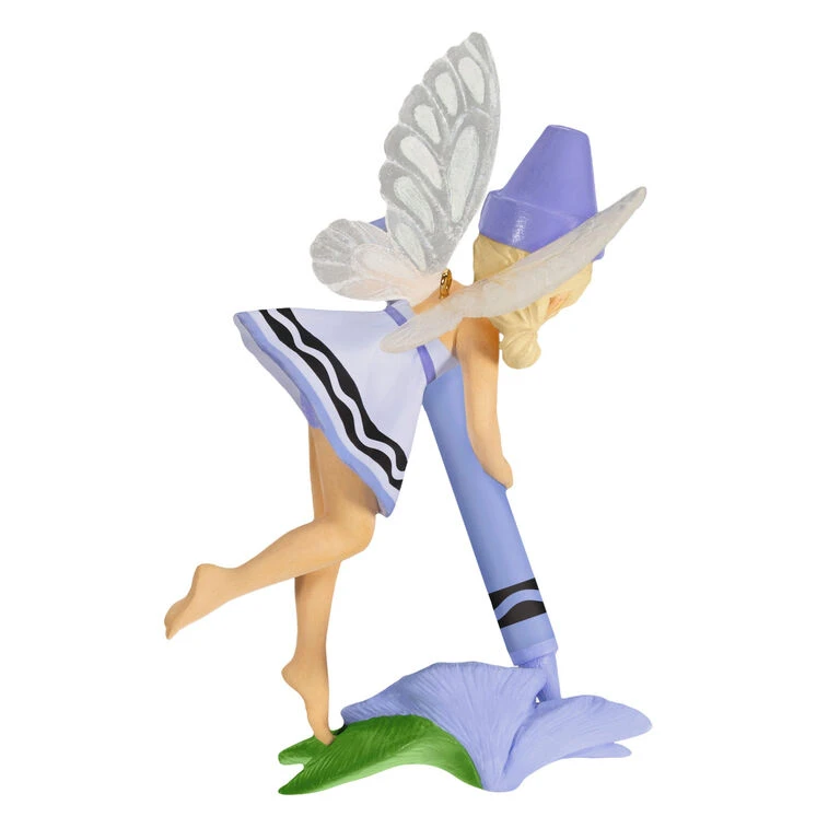 Hallmark Crayola® Periwinkle Fairy Ornament 6 Hallmark Crayola® Periwinkle Fairy Ornament - Image 6