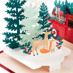 Hallmark Joy To You 3D Pop-Up Christmas Card 13 Hallmark Joy To You 3D Pop-Up Christmas Card -Hallmark Red Truck 3D PopUp Christmas Card 1299IXC7122 04