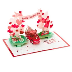 Hallmark Special Delivery 3D Pop-Up Valentine's Day Card 13 Hallmark Special Delivery 3D Pop-Up Valentine's Day Card -Hallmark Red Truck With Flowers 3D PopUp Valentines Day Card 1299IAV6066 04