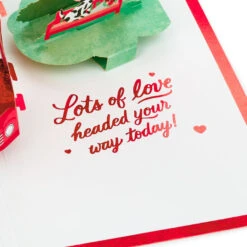 Hallmark Special Delivery 3D Pop-Up Valentine's Day Card 14 Hallmark Special Delivery 3D Pop-Up Valentine's Day Card -Hallmark Red Truck With Flowers 3D PopUp Valentines Day Card 1299IAV6066 05