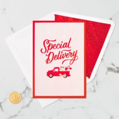 Hallmark Special Delivery 3D Pop-Up Valentine's Day Card 15 Hallmark Special Delivery 3D Pop-Up Valentine's Day Card -Hallmark Red Truck With Flowers 3D PopUp Valentines Day Card 1299IAV6066 06