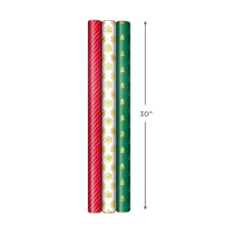 Hallmark Christmas Gift Wrap Kit With Wrapping Paper, Bows, Ribbons And Tags 7 Hallmark Christmas Gift Wrap Kit With Wrapping Paper, Bows, Ribbons And Tags - Image 7