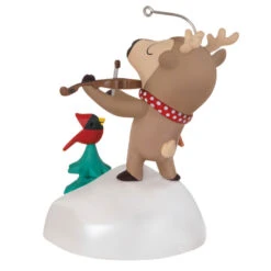 Hallmark Festive Fiddler Musical Ornament 11 Hallmark Festive Fiddler Musical Ornament -Hallmark Reindeer Playing Violin Musical Keepsake Ornament 2199QGO2937 06