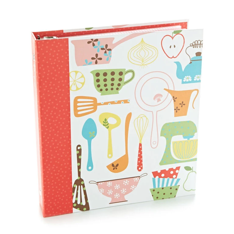 Hallmark Retro Recipe Organizer Binder 1 Hallmark Retro Recipe Organizer Binder