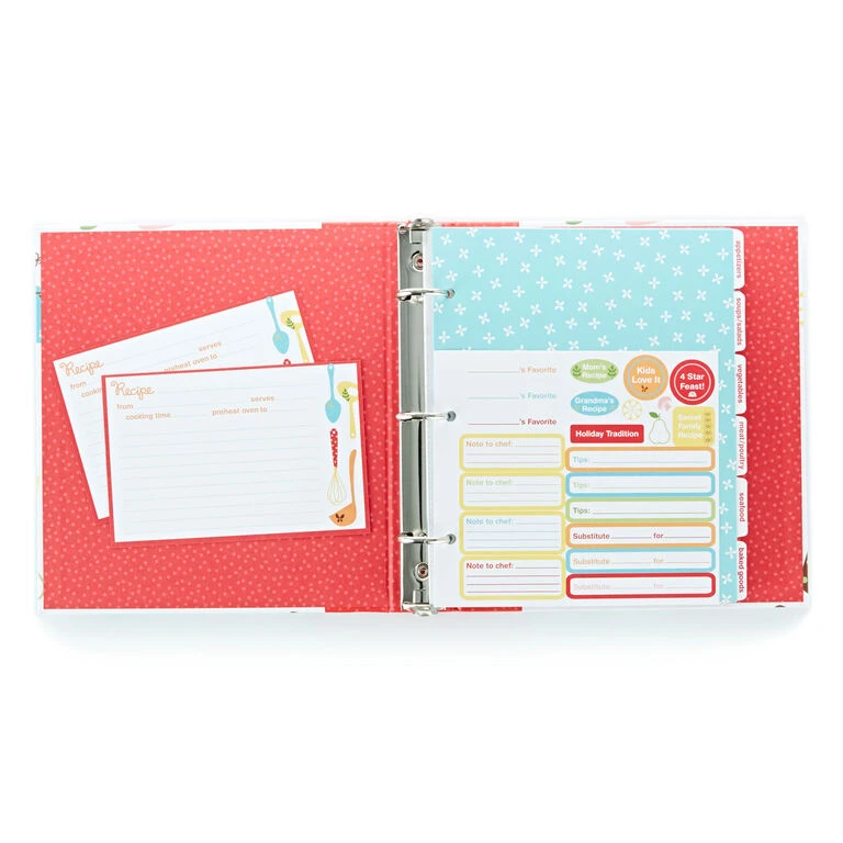 Hallmark Retro Recipe Organizer Binder 2 Hallmark Retro Recipe Organizer Binder - Image 2