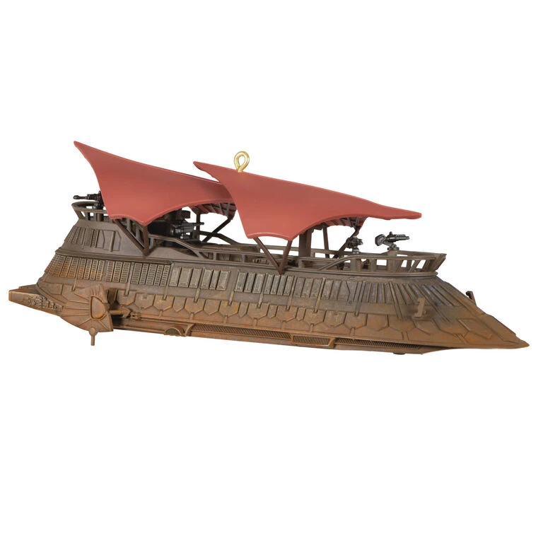 Hallmark Star Wars: Return Of The Jedi™ Jabba's Sail Barge, The Khetanna™ Ornament With Sound 1 Hallmark Star Wars: Return Of The Jedi™ Jabba's Sail Barge, The Khetanna™ Ornament With Sound